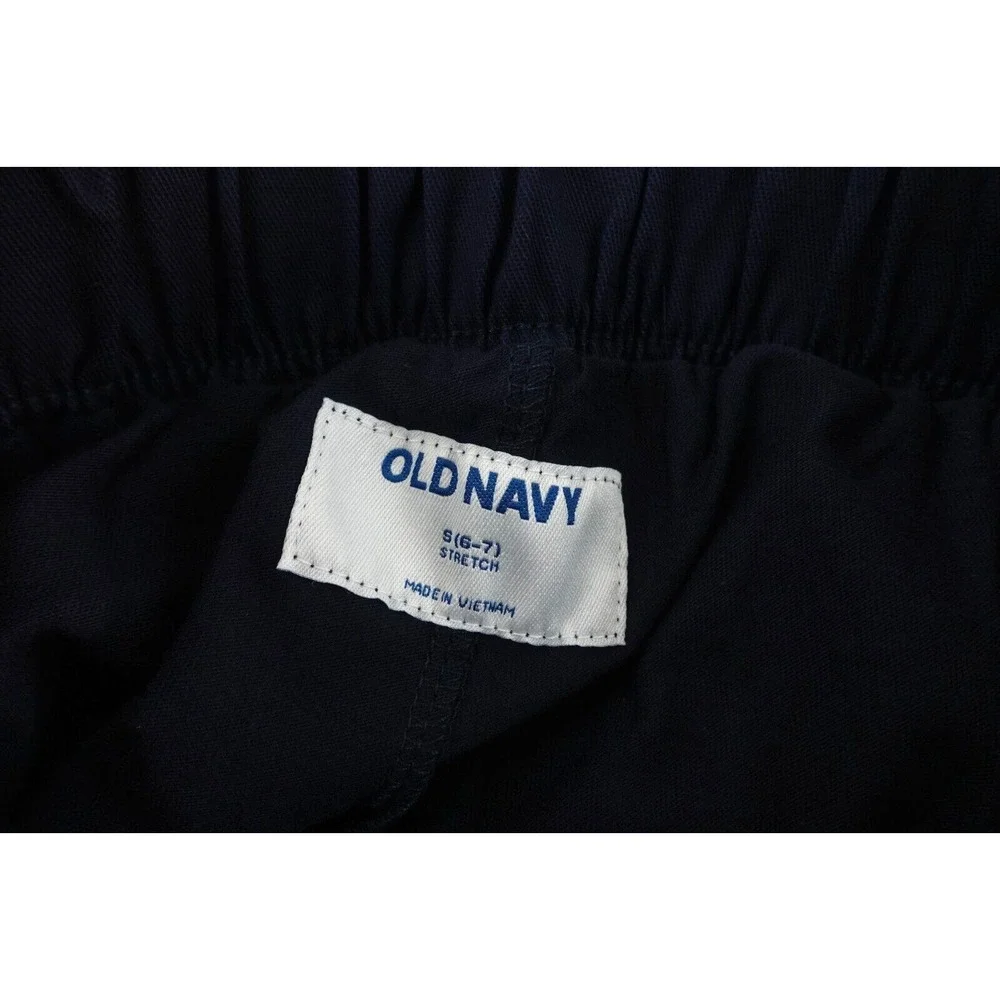 Old Navy Girls Size Small (6-7) Ink Blue Uniform Pleated Skort NWT